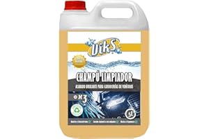 Viks | Champú coche | Brillo intenso y fácil secado | Limpiador manual o Detergente hidrolimpiadora | Limpiador coche Concentrado | Jabón coche Neutro y espumoso | 5L