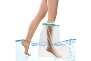 BORISCA Protector Escayola Pierna/Brazo Adulto Funda Escayola Piernas/Brazos, Funda Impermeable para Ducha Protectores de Escayole Cubre Brazi para Tatuaje, Vendajes, Heridas (Pierna)