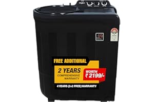 Whirlpool 7.5 Kg 5 Star Ace Supreme Semi-Automatic Top Loading Washing Machine (ACE 7.5 SUPREME, Grey Dazzle, Fast Drying)