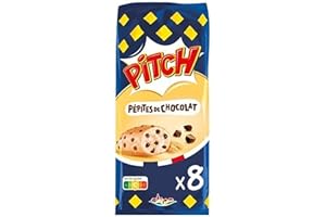 Pasquier Pitch brioche pepites chocolat x8 300g - Le paquet de 8, 300g