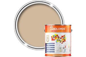 LANDLORDS PAINT Landlords Weather Shield Morrocan Sand Smooth Masonry Paint | 1L in 30+ Colours | Storm Proof, Scrub Resistance | Weatherproof Technology Designed with Acrylic Resin for Ultimate Protection