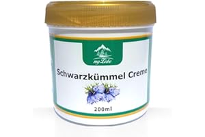 ‎MYZIRBE Schwarzkümmel Creme 200 ml wohltuende Wirkung bei Neurodermitis, Akne oder Schuppenflechte