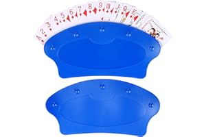 But the cow 2 Stück Spielkartenhalter, Freisprechkartenhalter Spielkarten, Halter für Spielkarten, Spielkartenständer Kunststoff für Behinderte, Senioren