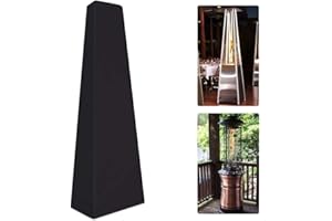 RAJTTS Patio Heater Cover Waterproof,87Inch Outdoor Garden Heater Cover,Heavy Duty Pyramid Torch Patio Heater Cover, Furniture Cover Veranda Cover for Pyramid Patio Heaters.Full Length Protection