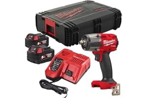 MILWAUKEE Llave de impacto de par medio M18 FUEL™, 1/2" con anillo - M18FMTIW2F12-502X