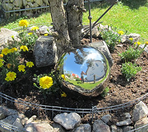 Edelstahlkugel Silber Ø 15cm „Top Qualität“ - 3