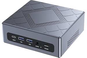 NiPoGi CK10 Mini PC W-11 Pro,Ιntel i5-12600H(fino a 4,5GHz,12C/16T),16GB DDR4 512GB M.2 NVMe PCle3.0 SSD Mini Computer, 2xHDMI+VGA 4K Triplo Display WiFi 6/BT 5.2,Micro PC per Ufficio/Istruzione
