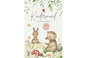 Kindermund Erinnerungsbuch Baby: Wortschatzsammler für Kindersprüche und Kinderzitate zum Ausfüllen als Geschenk für werdende Mütter und Väter zur Geburt, zur Babyparty und zum Geburtstag