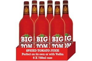 Big Tom Spiced Tomato Juice- Bloody Mary Mix (Pack of 6 x 750ML) for The Best Bloody Mary...Every time!