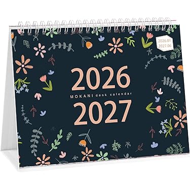 Desk Calendar 2026 Flip Over Month To View Monthly Desktop Calendar Standing | UK