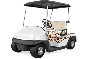 Nogsay Sitzbezug für Golfwagen,Golfmobil-Zubehör Golf Cart Sitzpolsterschutz Decke/Cover für Vordersitze,134x80cm,Universal für die meisten EZGO, Yamaha E Club Car ect von 2-Sitzer Golf Carts
