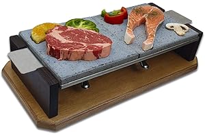 PIEDRASAR PIEDRAS PARA ASAR Piedra para carne de 20x40 con dos quemadores Modelo Dumbo