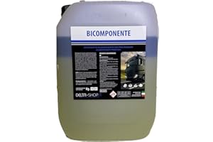 EURODET Detergente Professionale Sgrassante Concentrato Bicomponente-Bifase Doppia Azione 25kg Camion, Auto, Trattore, Camper