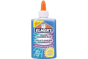 ELMER'S Elmer’s Colla Vinilica Cangiante, Ottima per Realizzare Slime, Lavabile, da Blu A Viola, 147 ml , 1 Pezzo