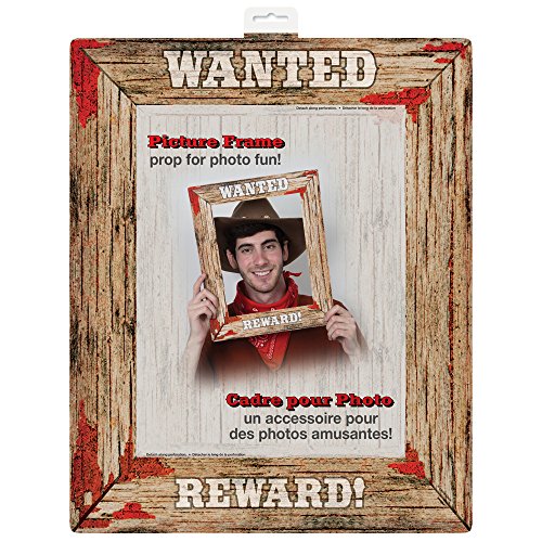 Rodeo Western Wanted Bilderrahmen für Fotokabine