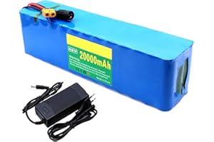 GNIUBBDB Batería de Iones de Litio para Bicicleta eléctrica, 48 V, 20 Ah, 13S3P, con protección BMS incorporada, Ideal para Motores de Bicicleta eléctrica de 200 a 1000 W XT60 Plug