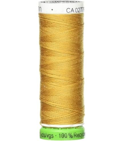 Silber & Gold Nähgarn Aus Polyester | 200 Meter | Glatt & Robust | Für Stickerei & DIY