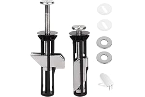 MAKOTO NOBU Universal Toilettensitz Schraubensatz, WC Sitz Befestigung, Toilettendeckel Wartung Zubehör für Toilette Top Montage Schrauben Zubehör, Einfach zu installieren