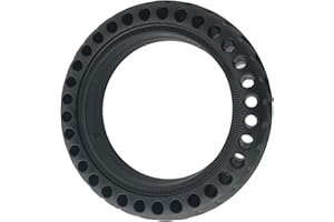 ehua® Pneu Plein pour Xiaomi Trottinette M365/Pro/Pro2/1S/Essential/3, Roue Alveolée Dure Anti Crevaison Anti dérapant Increvable Solide 8,5 Pouces Avant/Arrière