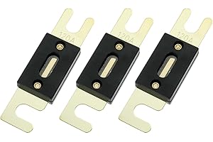 BOJACK Bezpiecznik 120 A 32 VDC ANL do samochodowego systemu audio i wideo (opakowanie 3 szt.)