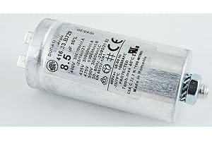 LORTECH Condensateur de démarrage 8,5 µF 450V pour sèche-linge