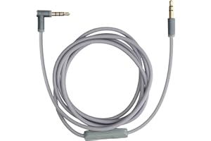 kwmobile Kopfhörerkabel für Beats Studio 3 / Solo 3 / Solo2 / Studio 2 / Studio 1 / Mixr - Ersatz Kabel 140 cm Mikrofon Lautstärkeregler - 3.5mm Klinke