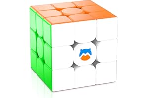 Monster Go Standard 3x3 Cubo de Velocidad, Cubo MG Serie de Cubos de Aprendizaje Rompecabezas de Juguete para niños Principiantes