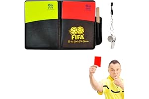 BAOSROY Sifflet Arbitre,Kit Arbitre,Sflet Arbitre,Carton Arbitre,Sifflet Arbitre Football,Carton Arbitre Football,pour Le Football,Le Basket-Ball,l'entraînement Sportif et Les Compétitions