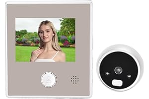 DIOCHE Spioncino, Spioncino Digitale Porta Blindata Spioncino Digitale Elettronico Per Porta Blindata Con Visione Notturna a Infrarossi HD Grandangolare 135 ¡ã Impermeabile