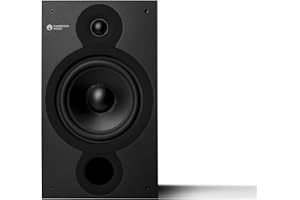 Cambridge Audio SX60 - Coppia di altoparlanti passivi cablati da montare in piedi per sistemi HiFi o Home Cinema - Ottimizzati per una risposta in frequenza uniforme e omogenea - Nero opaco