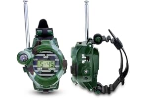 YDI Walkie Talkies für Kinder, Funkgeräte 1-3KM Reichweite 8 Kanäle mit Taschenlampe, Spielzeug für draußen, Geschenke für Mädchen und Jungen