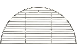 KamadoJoe KJ-HCG, Halbmond-Edelstahl-Kochrost Kompatibel mit Kamado Joe Classic I, II, III