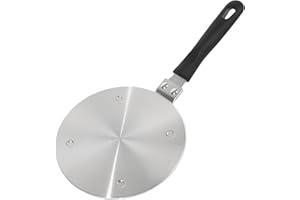 RoseFlower Adaptador de Inducción, 24cm/9.45'' Placa Conductora de Calor de Baquelita Extraíble - Para Cocina de Inducción/Gas, Hornillo Portátil, Placa Adaptadora para Olla de Inducción Moka Pot