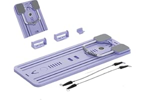 EUNMSI Lhanel Pilates Board - 2024 Best Lhanel Pilates Reformer Set,5in1 Lhanel Pilates Sliding Board,Multi-Purpose Foldable Pilates Reformer Board for Home,Shape Your Entire Body