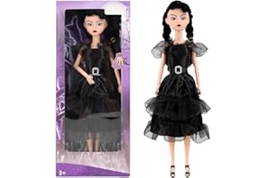 Philoctes Bambola Bambini,Bambola Giocattoli Bambole Famiglia Figure Regalo per una Ragazze Fan, Nero