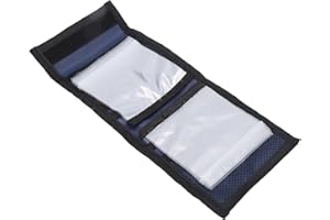 VBESTLIFE Borsa per Lenza da Pesca, 10 Tasche Custodia a Portafoglio per Leader di Pesca a Mosca Zaini Tattici per Borsa Portaoggetti Tippet Accessori per la Pesca a Mosca Borse e Pacchi