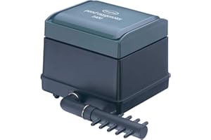 Blagdon Teich-Luftpumpe Oxygenator 2400, 10 Auslässe, für Teiche bis 15.000 Liter (Koiteiche bis 7.500 l), geeignet für Belüftung und Sauerstoffversorgung in Hydrokultur- und Aquaponik-Systemen, grün