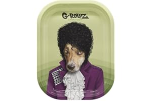 G-Rollz, Rolling Tray, Drehunterlage, Dekorative Schale, Verschiedene Motive (Roxy)