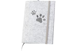 luxdag Etui na identyfikator zwierząt domowych z filcu, na podróż i do transportu (kolor i motyw do wyboru) – etui ochronne na identyfikator zwierząt domowych UE – etui na książkę szczepień – ochraniacz na legitymację psa, kota, legitymację zwierząt