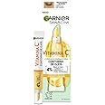 Garnier Crema para Contorno de Ojos, Con 4% Vitamina C + Niacinamida + Cafeína + Polvo de Banana, Tratamiento Iluminador Anti