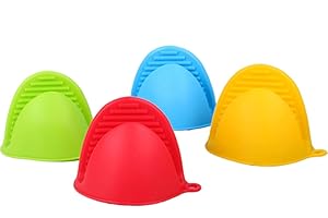 BrilliantDay 4pcs guanti Guanti da forno in silicone Accessori per Utensili da Cucina Resistente