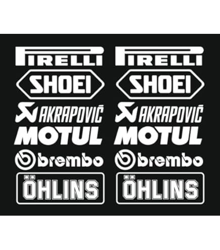 3 Pezzi Adesivi Per Moto Cross Sticker Motorsport Adesivi Per Decalcomanie Per Moto Adesivi Auto Sport Kit Moto Adatto Per Moto Skateboard Auto Caschi - Foto 7