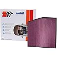 K&N Filtre à Air d'Habitacle Jetable Premium compatible avec Mercedes divers modèles (DVF5021)