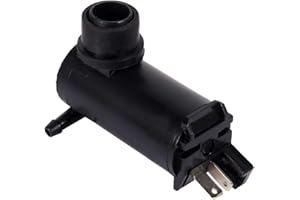 CHICIRIS Pompa lavavetri, spazzola tergicristallo parabrezza uscita singola, pompa lavavetri uscita singola connettore 2 pin per EL 2001-2005 per CL 1997-2003