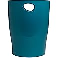 Cestino Ufficio ECOBIN NeoDeco 15 Litri - Blu Anatra, Plastica Riciclata, Design Moderno - Foto 6