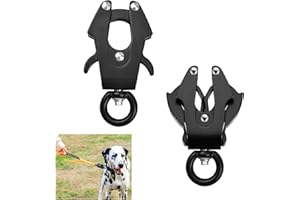 GVIVEJ Frosch Clip, 2 Stück Kleine Frosch Clips, Schnelllösende Schnalle für Hundeleine, Clip zum Verbinden von Haustierhalsbändern, 360 Grad Drehbarer um das Hundehalsband zu verbinden