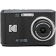 KODAK PIXPRO FZ45-BK 16MP Digital Camera 4X Optical Zoom 27mm Wide Angle 1080P Full HD Video 2.7" LCD Vlogging Camera (Black)