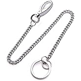 Chie no fukuro Key Chain, 15 Inch Long Heavy Duty Keychain with Belt Clips | Punk Biker Trucker Chain Keychain Jeans Chain fo
