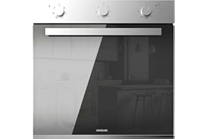 Cecotec Horno Integrable Multifunción 70L Bolero Hexa M236000 Mirror Time. 2800W, 6 Funciones, Temporizador, Steam Base XXL, Steam Assist, Steam EasyClean, Cooling Fan, Modo Defrost, Convección