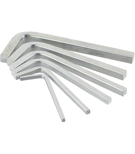 Flewdart 4 Clés Carrées Femelles En L 3/4/5/6 Mm CR-V – Pour Meubles & Vélo